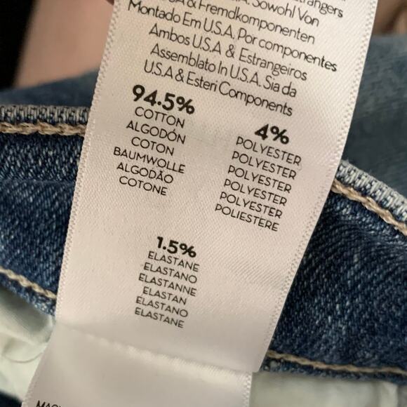 Mother The Fly Cut Stunner Ankle Fray In Night On A Shiny White Vespa Women’s 26 - Picture 16 of 16